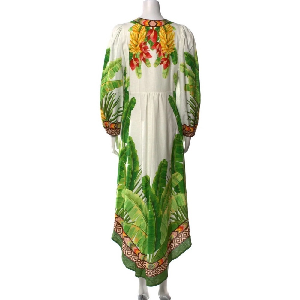 FARM Rio Tropical Leaf and Floral Maxi Dress - Picture 3 of 16